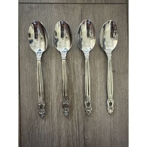 4 Towle Stainless‎ Steel 18/10 KING GUSTAV Teaspoons China